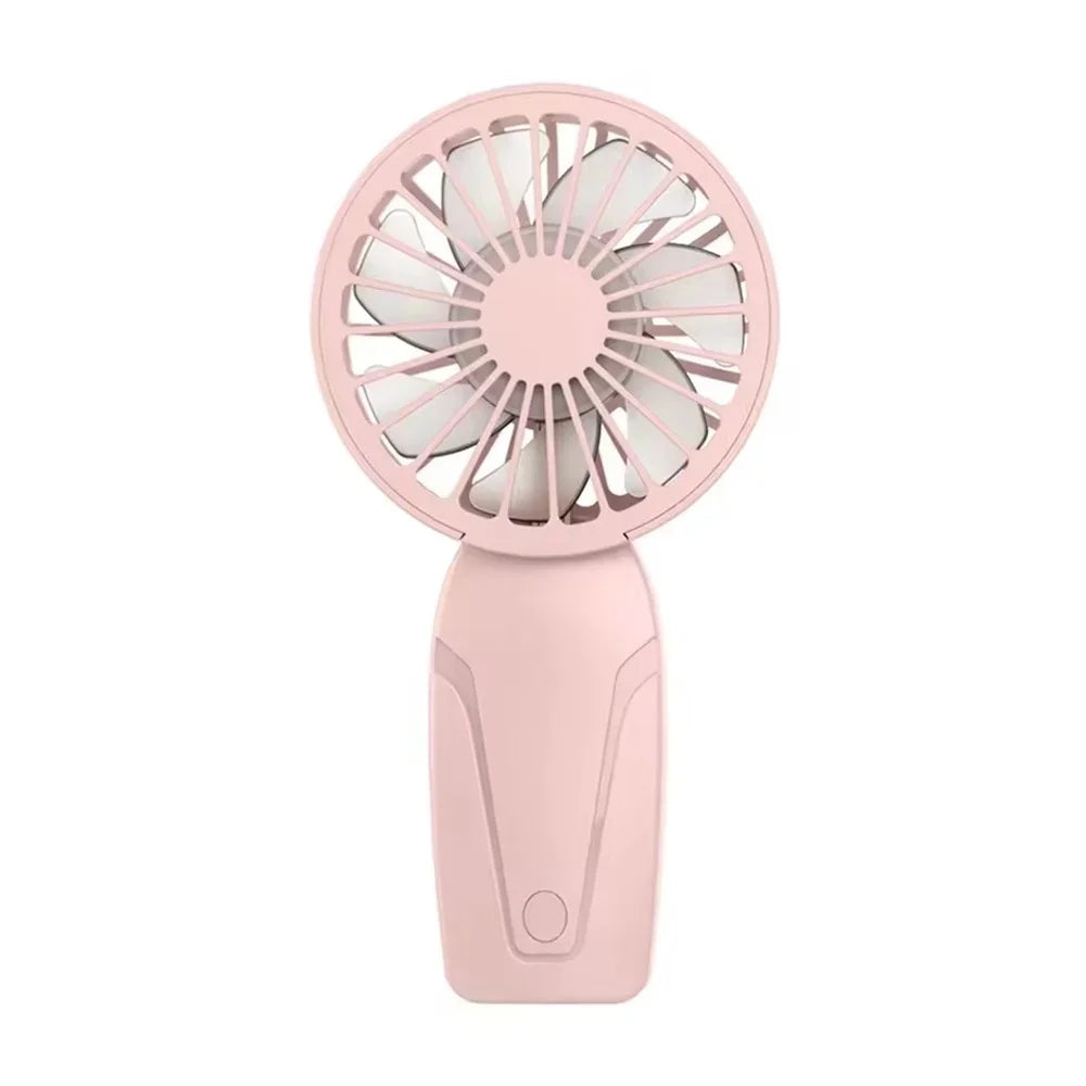 2026 New Model Noise Free Rechargeable Mini Fan for Silent Cooling Experience Lightweight Portable Mini Pocket Fan White Fan