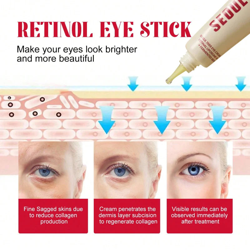 Ensemble de soins coréens pour la peau, séoul 1988, soin du Contour des yeux à la mucine d'escargot, estompe les cernes au rétinol, sérum hydratant liftant raffermissant, crème pour les yeux