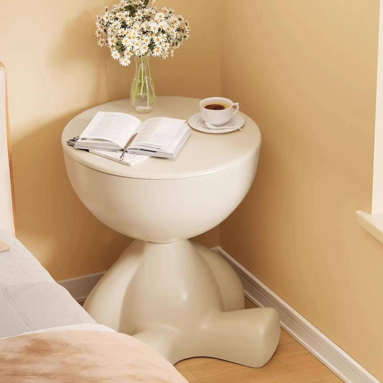 Table d'appoint créative, table de chevet plate, étagère latérale pour canapé, chambre, balcon, mini-table mobile, petite table pour appartement, thé