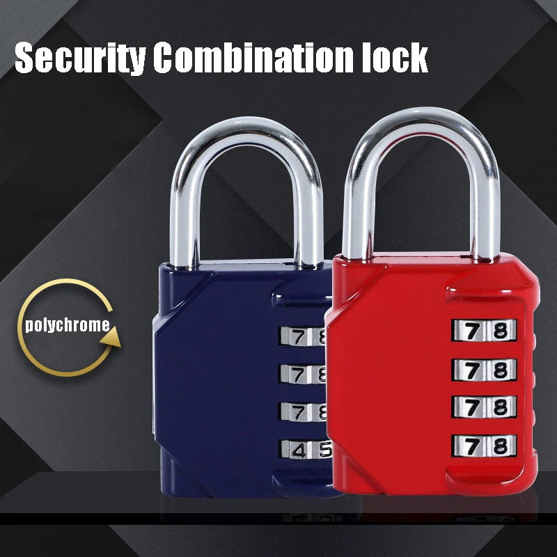 Cadenas de voyage antivol pour sac à dos, petit cadenas à combinaison réinitialisable à 3 ou 4 chiffres, cadenas à code pour valise, cadenas pour bagages