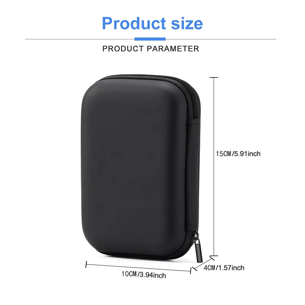 Portable Carrying Case for R36S/GB300/FC Handheld Game Console Protective Travel Retro Mini Player Box for Gaming Accessories
