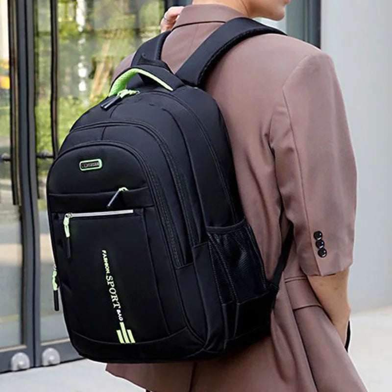 Printemps nouveau sac à dos mâle loisirs affaires voyage sac à dos grande capacité junior lycée sac femme ordinateur sac pour hommes