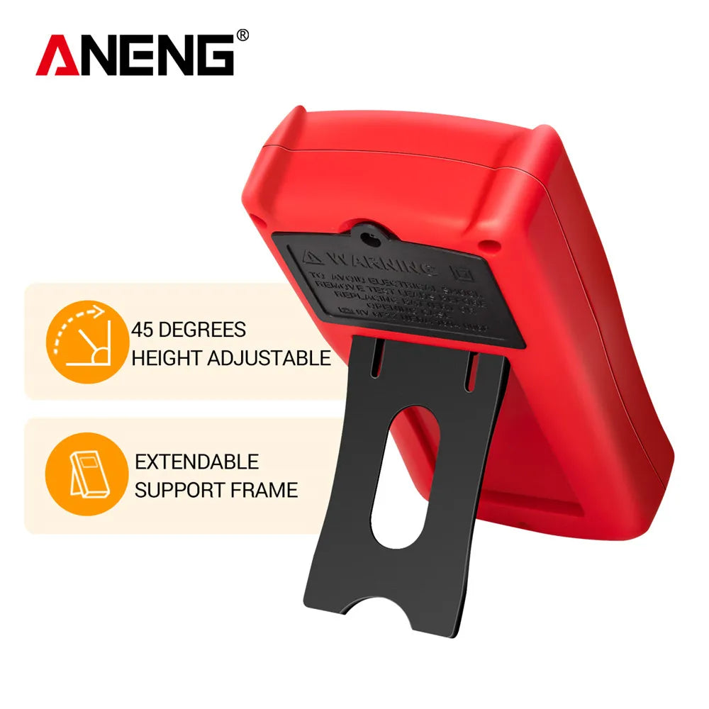 ANENG – multimètre numérique automatique professionnel DM850, 1999 points, testeur automatique de tension AC/DC, outil de détection d'ampèremètre de courant Ohm