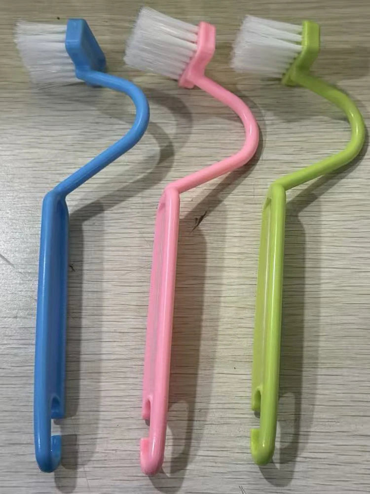Brosse de toilette incurvée à long manche (1/2/3 pièces) - Outils de nettoyage en profondeur pour la maison et la salle de bain