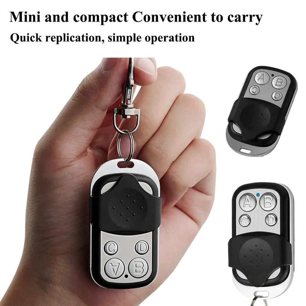 Duplicateur universel de porte de garage à 4 boutons, 433 MHz, code tournant à apprentissage fixe, 5/10 pièces