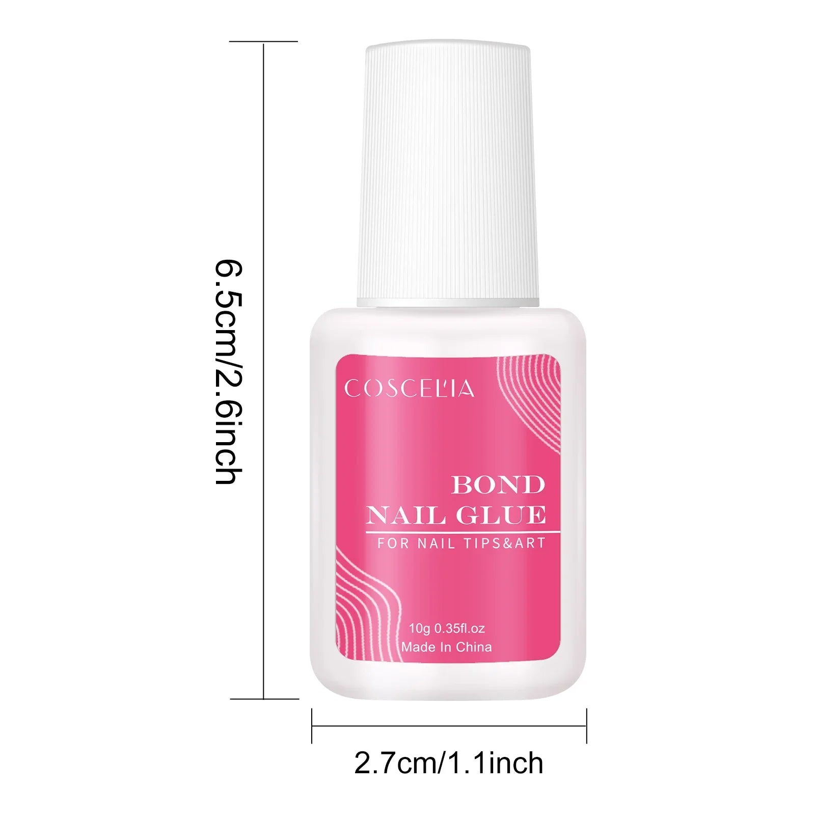 Colle à ongles COSCELIA 10G, colle pour faux ongles, colle transparente, outils pour ongles colorés