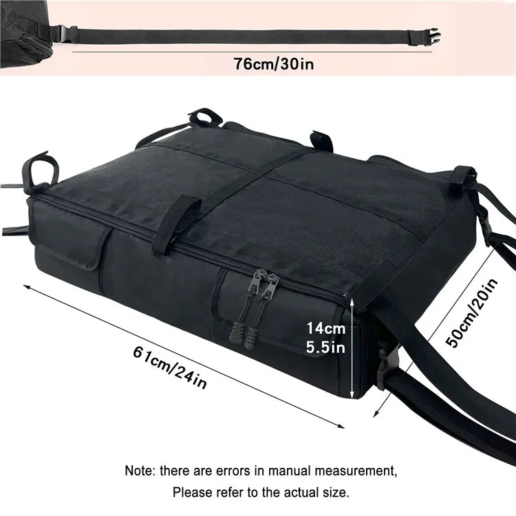 Sacs de stockage pour bateaux de kits d'évacuation en cas d'inondation, gilets de sauvetage, sac de rangement T-top avec corde élastique, sac de rangement étanche en tissu Oxford 600D grande capacité