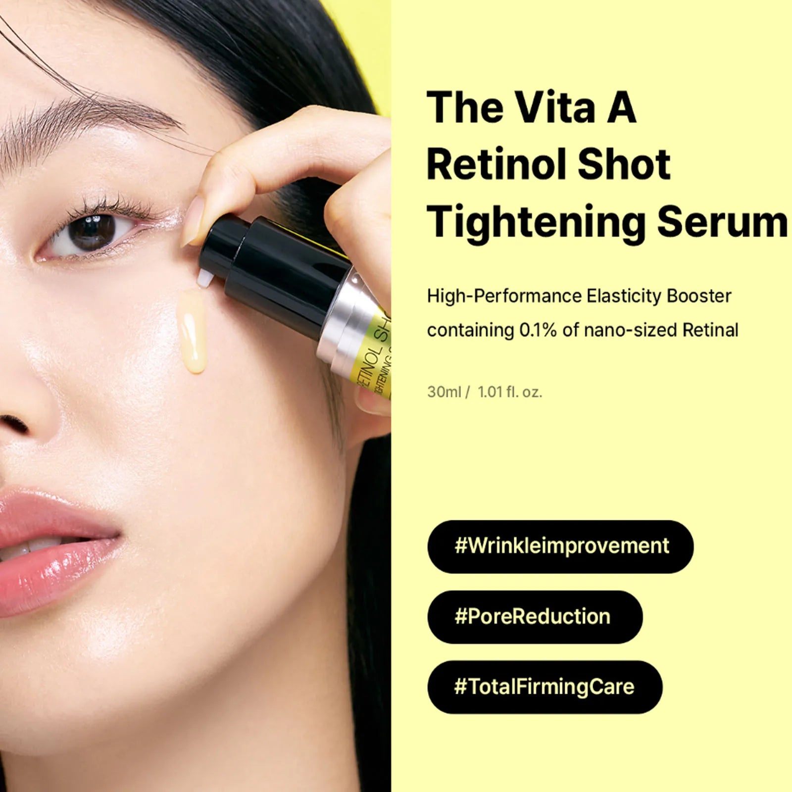 Sérum visage coréen au rétinol raffermissant, crème contour des yeux hydratante et anti-cernes, soin beauté pour la peau