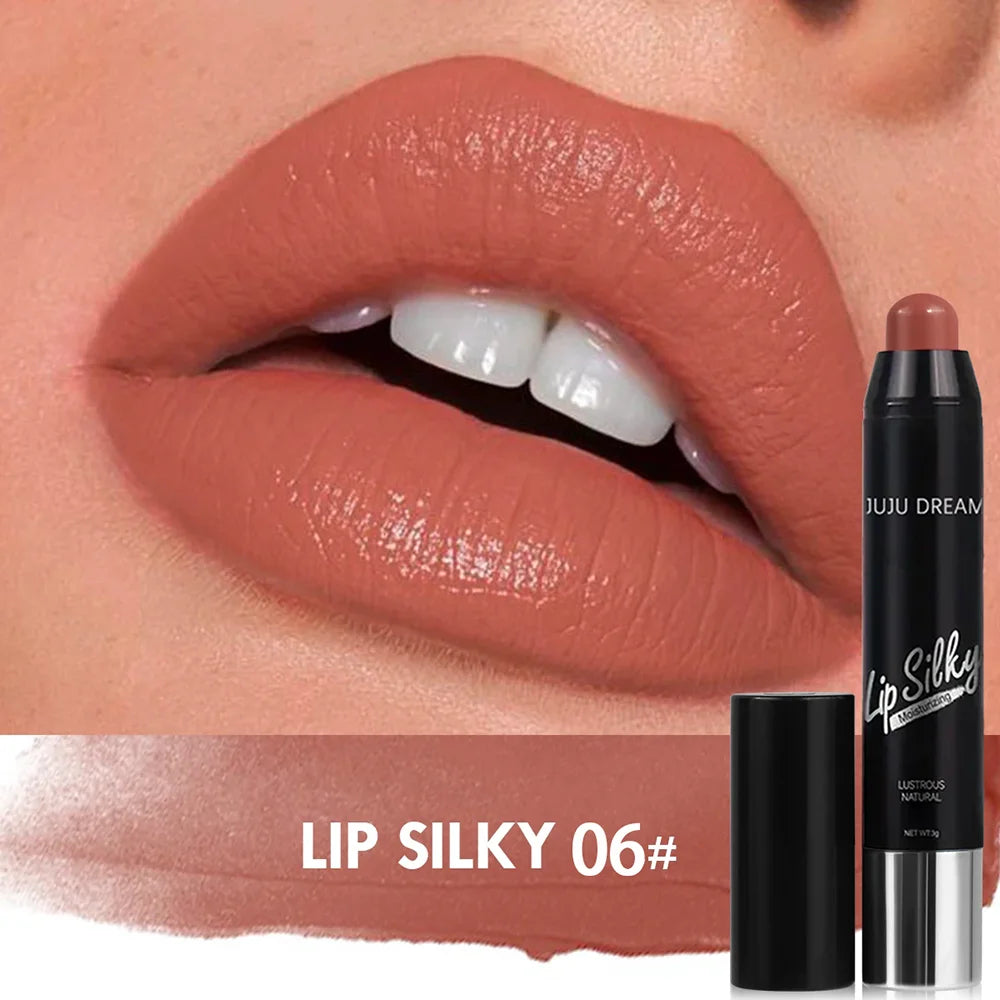 Rouge à lèvres mat en stylo, 4 couleurs, waterproof longue tenue, application facile, ne s'estompe pas, maquillage des lèvres multi-looks, unisexe, sûr et certifié