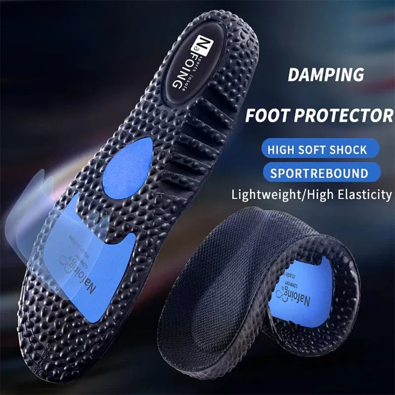 Semelles de sport souples pour hommes, absorbant les chocs et respirantes en été, pour un confort optimal même en position debout prolongée