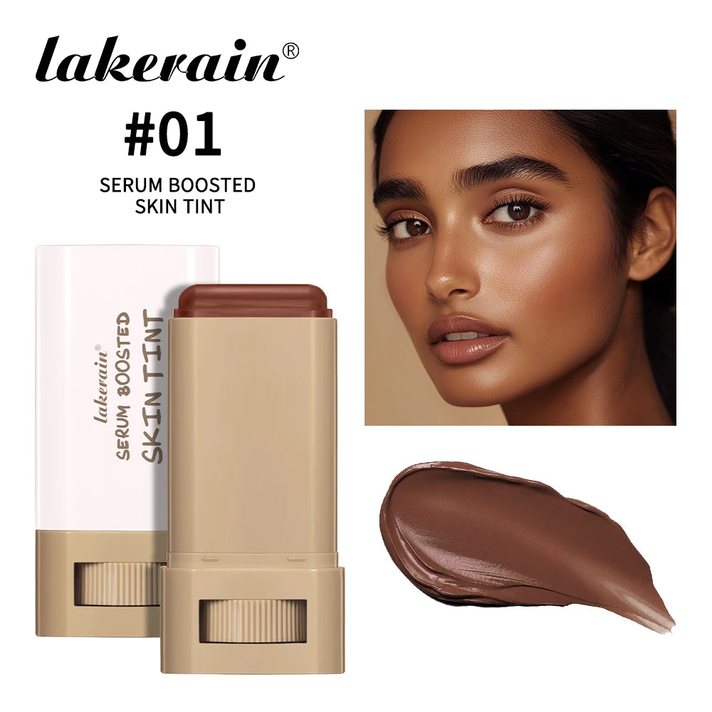 Bâton de teinte pour la peau, sérum teinté solide, imperméable, nourrissant, fond de teint, baume pour le visage, maquillage