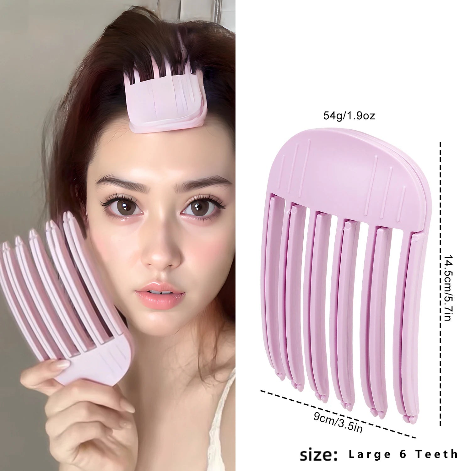 Pinces à cheveux bouclées duveteuses pour frange, racines volumineuses, pinces à cheveux pour femmes, pinces à cheveux à forme fixe, bigoudis volumisants tendance
