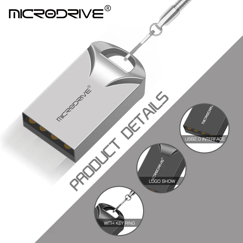 Super Mini clé usb étanche, clé USB 32 go, clé usb 3.0 en métal, clé USB 64 go, clé usb 128 go