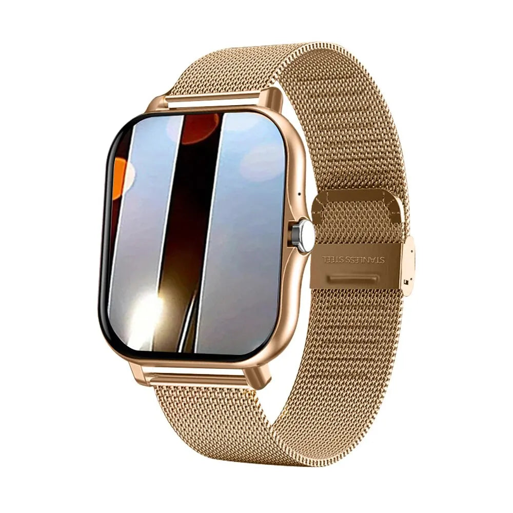 HOMEFISH Smart Watch Android Phone 1.44''Inch Color Screen Bluetooth Call Blood Oxygen/Pressure Monitoring Smart Watch Women Men