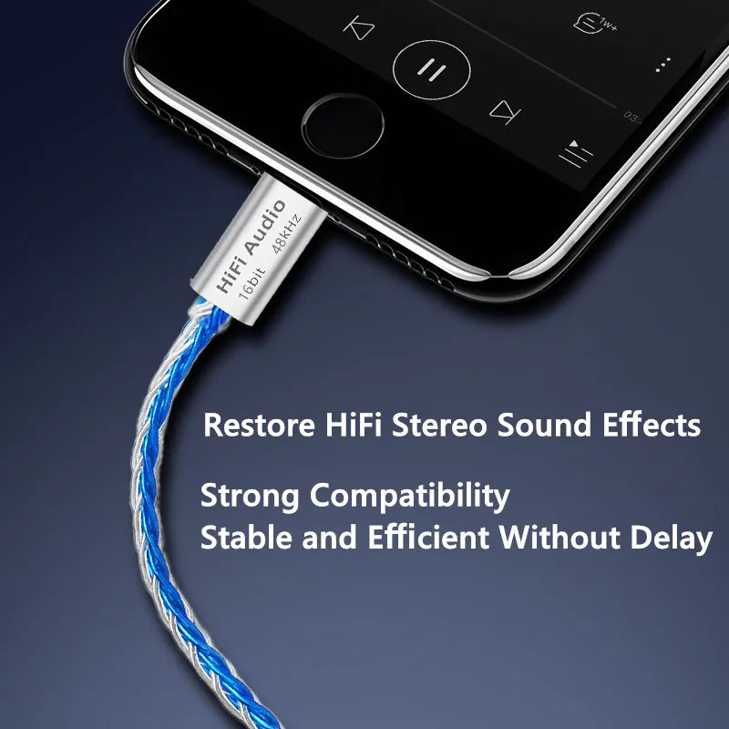 VAOLRO AB136D USB type-c à 3.5mm amplificateur de casque 16Bit/48KHz câble de décodeur Audio HiFi IEM AMP adaptateur de téléphone portable puce DAC