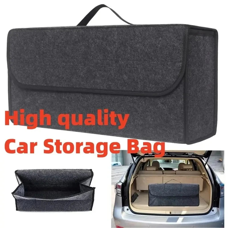 Organisateur de coffre de voiture pliable, poignée ergonomique, pour suv/berlines/camions, tissu durable, 1 paquet