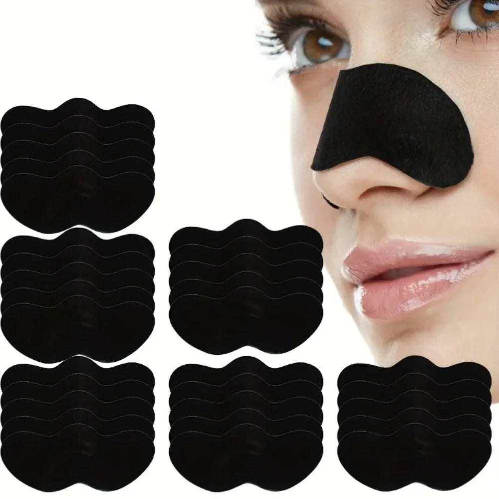 Patch adhésif réutilisable pour le nez, anti-points noirs, nettoyant en profondeur et resserrant les pores.