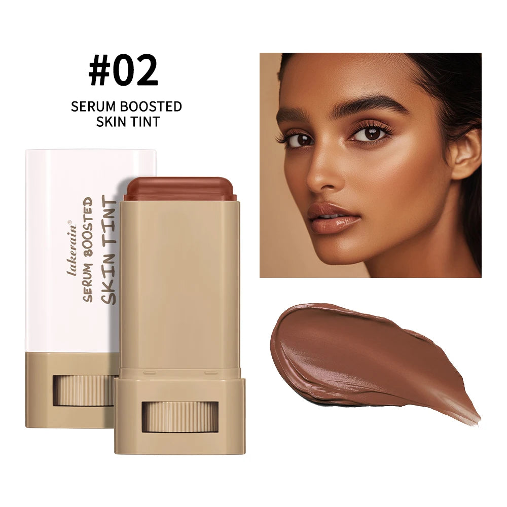 Bâton de teinte pour la peau, sérum teinté solide, imperméable, nourrissant, fond de teint, baume pour le visage, maquillage
