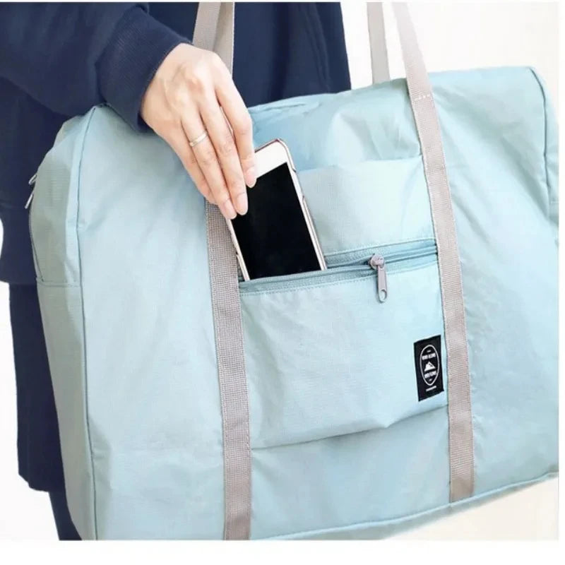 Sac de voyage pliable pour les compagnies aériennes, sac à main pour femmes et filles, léger, grande capacité, sport, week-end, voyage de nuit
