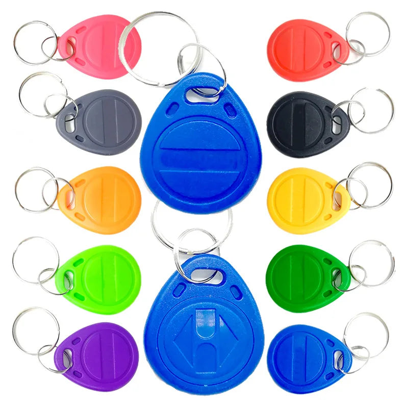 10 pièces EM4305 T5577 125KHz RFID étiquette réinscriptible porte-clés cartes de copie porte-clés inscriptibles écrire des étiquettes pour carte de copie