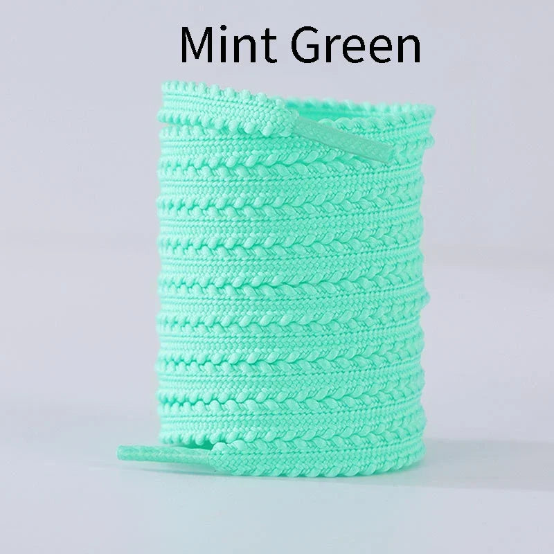 1 paire de lacets élastiques plats pour chaussures, baskets et tennis, longueur 120/140/160 cm. Accessoires pour chaussures