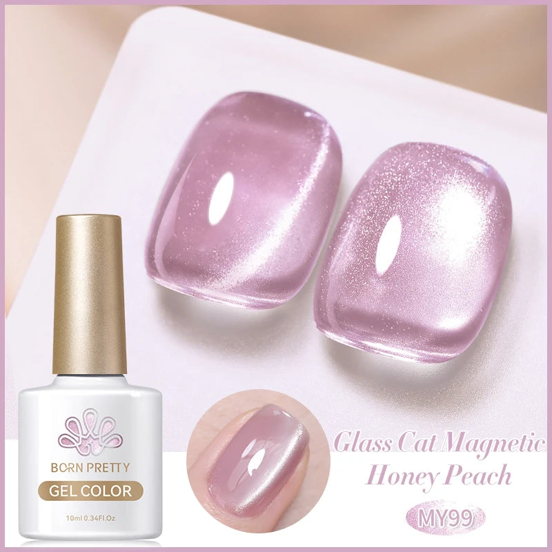 Vernis à ongles magnétique gel BORN PRETTY 10 ml Argent Clair de Couleur Chat - Accessoires pour les ongles - Vernis semi-permanent pour ongles d'automne et d'hiver