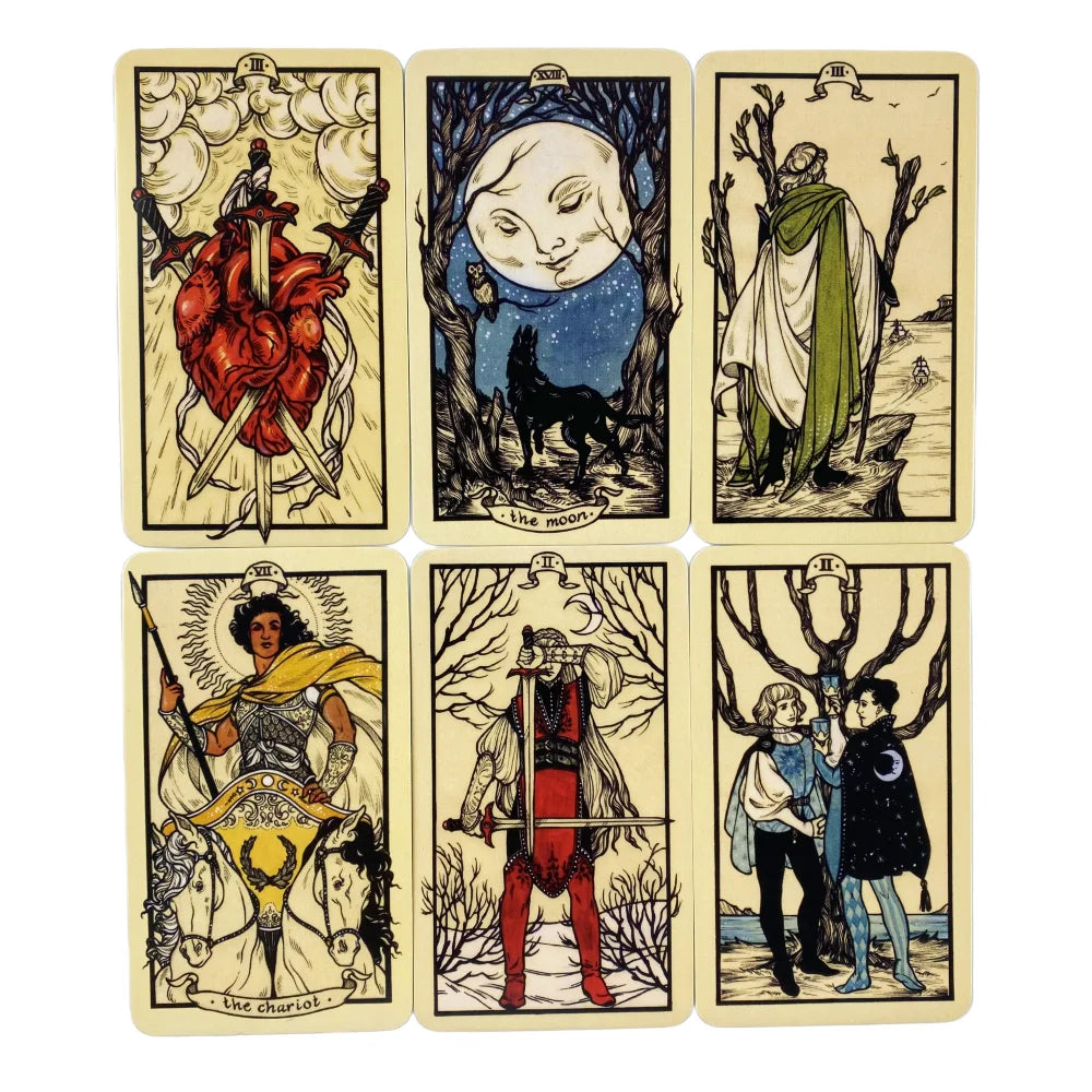 Cartes de Tarot de Fyodor Pavlov, un jeu de 78 cartes, oracle, visions anglaises, édition divinatoire, jeux de société