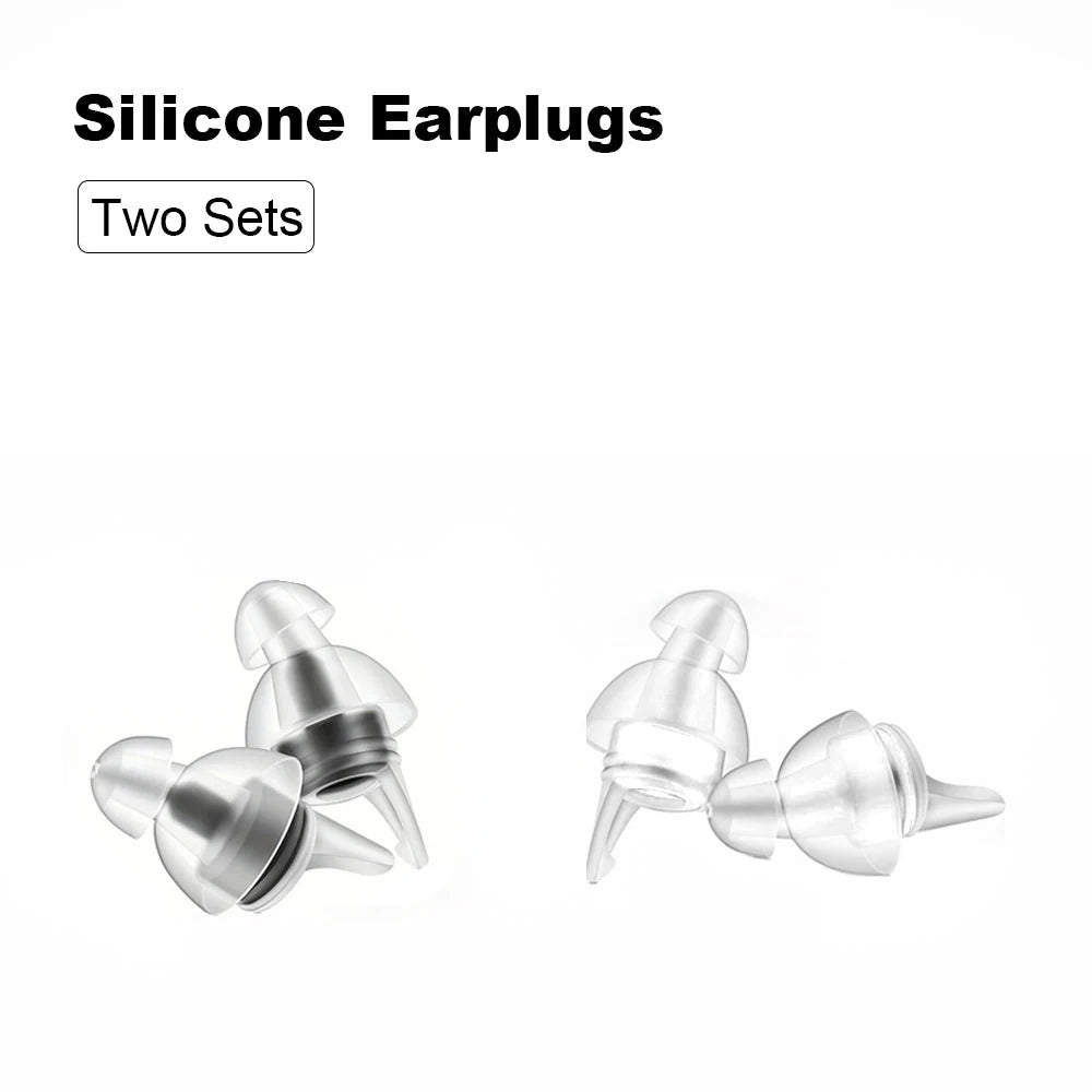 HUAK 2 ensembles de bouchons d'oreilles pour moto – Silicone haute fidélité réutilisables, étanche IPX8 pour la natation et les voyages