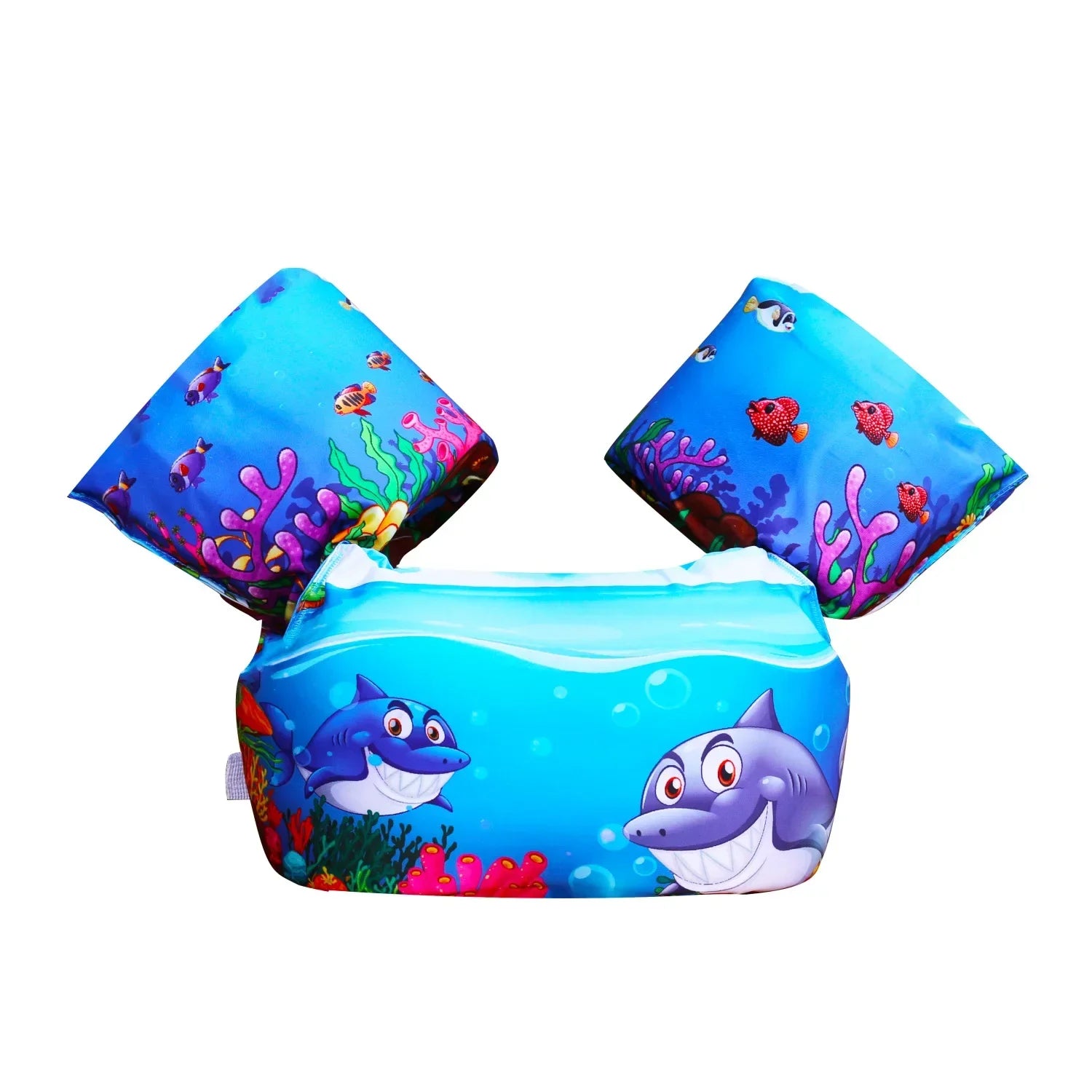Gilet de sauvetage pour bébé avec manches rondes et motifs de dessin animé, combinaison de sécurité aquatique pour enfants, jouet de croissance
