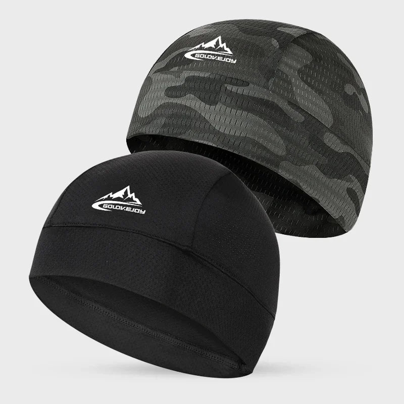 Bonnet rafraîchissant doublé de casque, respirant et évacuant la transpiration, idéal pour le cyclisme, la course à pied et la randonnée. Confortable et à séchage rapide
