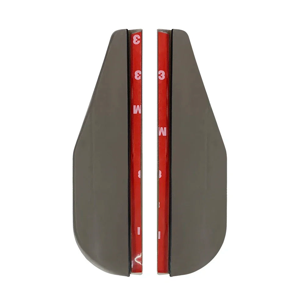 2PCS Rétroviseur de voiture Pluie Sourcils Fibre de carbone Pare-soleil Pare-soleil Cache Protecteur Vision claire pour Accessoires de miroir de voiture Pluie