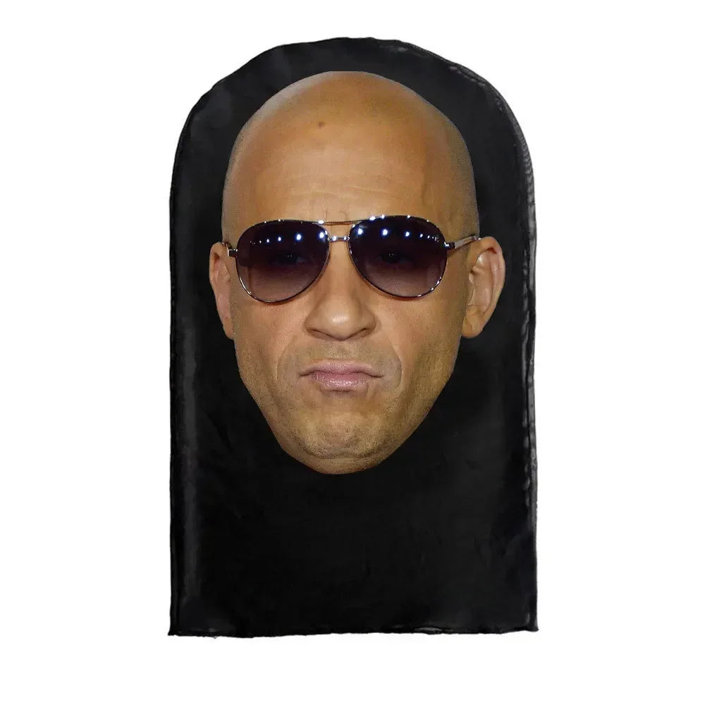 Masque Kanye imprimé en 3D pour cosplay, masque intégral en maille extensible pour hommes et femmes, déguisement de rôle, cagoule tendance pour Halloween