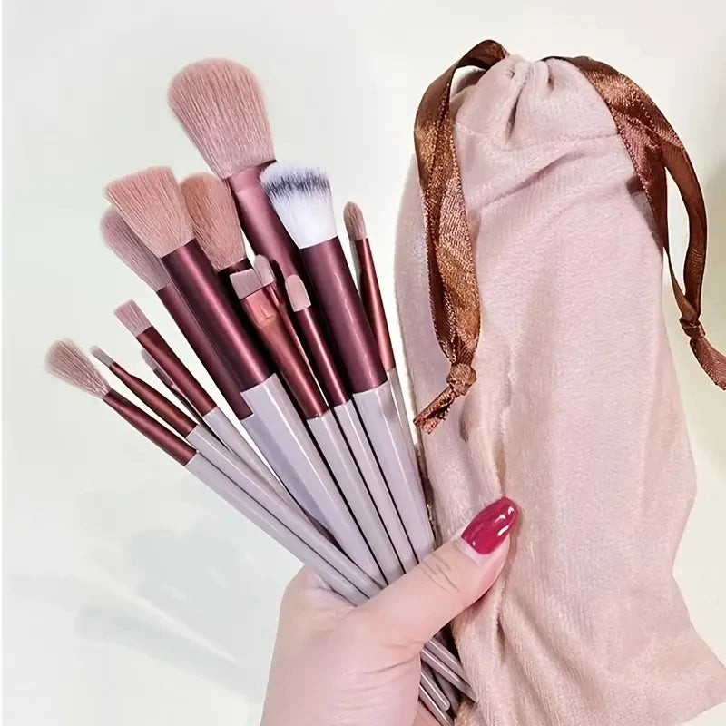 Ensemble de pinceaux de maquillage professionnels, doux et moelleux, pour fond de teint, poudre, fard à paupières, mélange Kabuki, outil de beauté