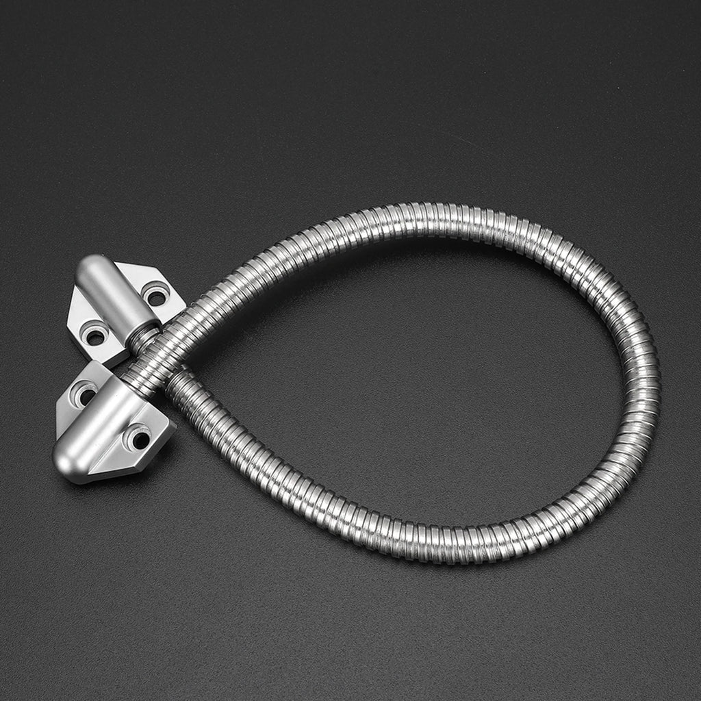 Protection de câble de contrôle d'accès Defender en acier inoxydable avec boucle de porte apparente et gaine pour une installation sécurisée
