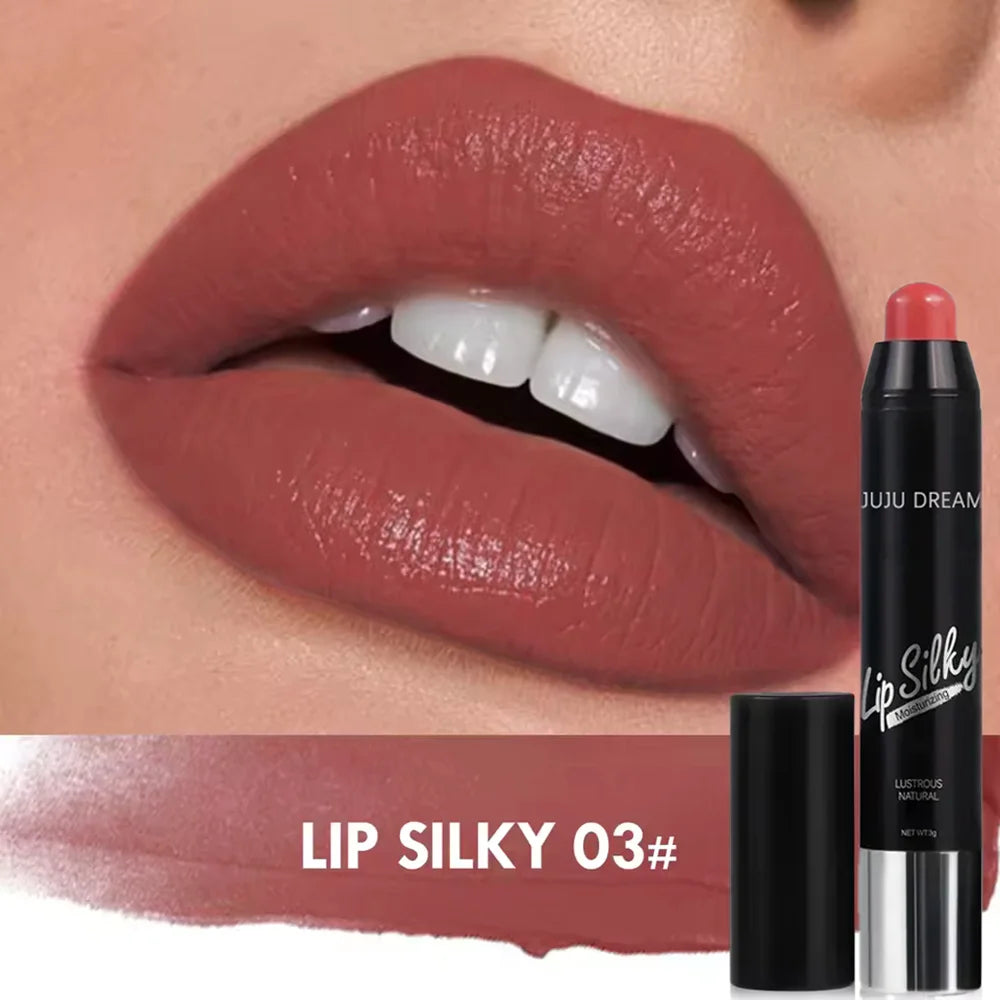 Rouge à lèvres mat en stylo, 4 couleurs, waterproof longue tenue, application facile, ne s'estompe pas, maquillage des lèvres multi-looks, unisexe, sûr et certifié
