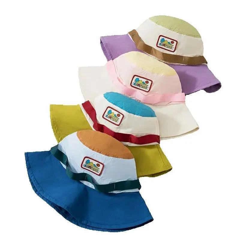 Bob d'été pour filles, 4 couleurs, protection solaire, respirant, idéal pour les sports de plein air, 2-6 ans