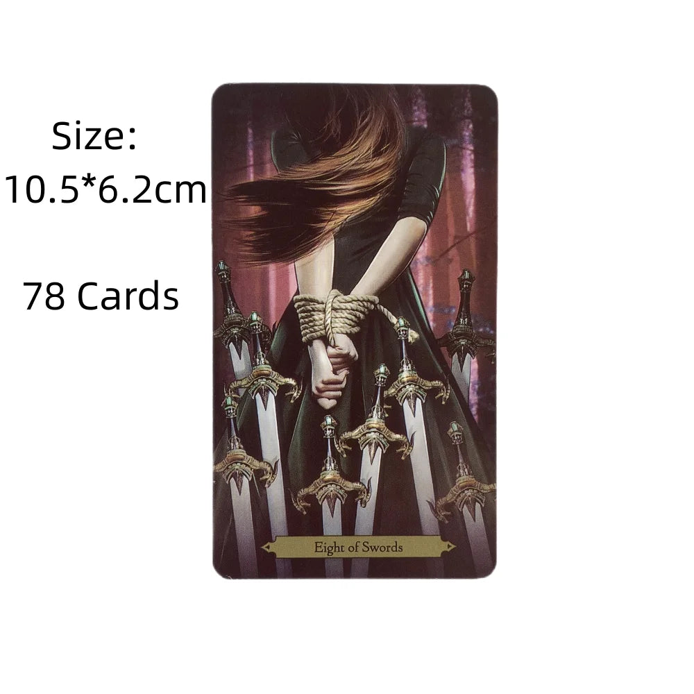 Cartes de Tarot des Sorciers - Un jeu de 78 cartes - Oracle - Édition Divinatoire Anglaise - Jeux de Plateau