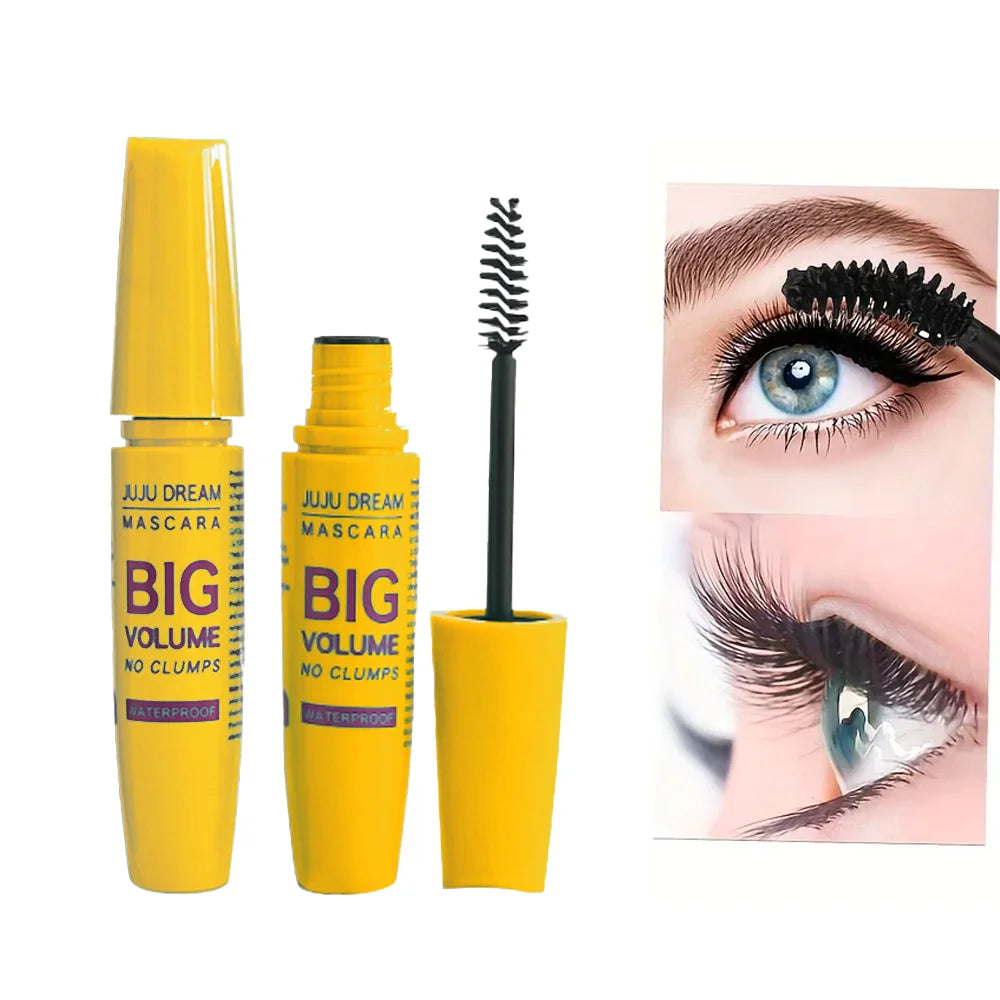 Mascara recourbant 4D – Allongeant, résistant à l'eau et à la transpiration, longue tenue, sans bavure, unisexe, doux, certifié