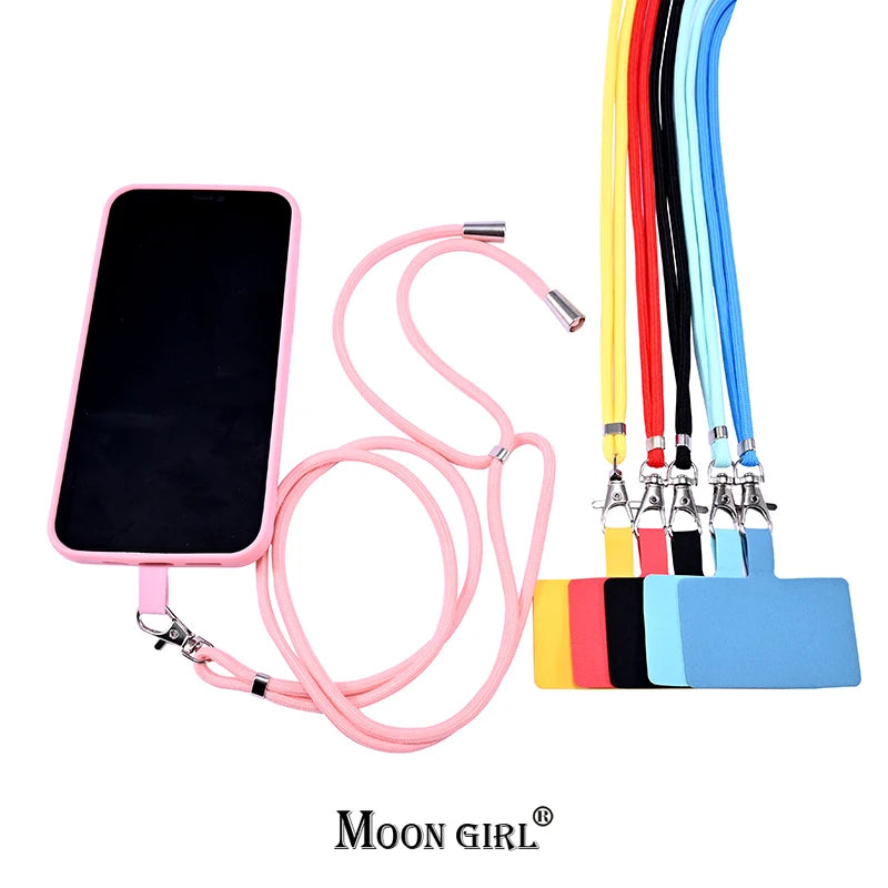 Lanière de téléphone réglable et détachable, sangle de lanière pour accessoires de chaîne de téléphone portable, sangles de cou universelles