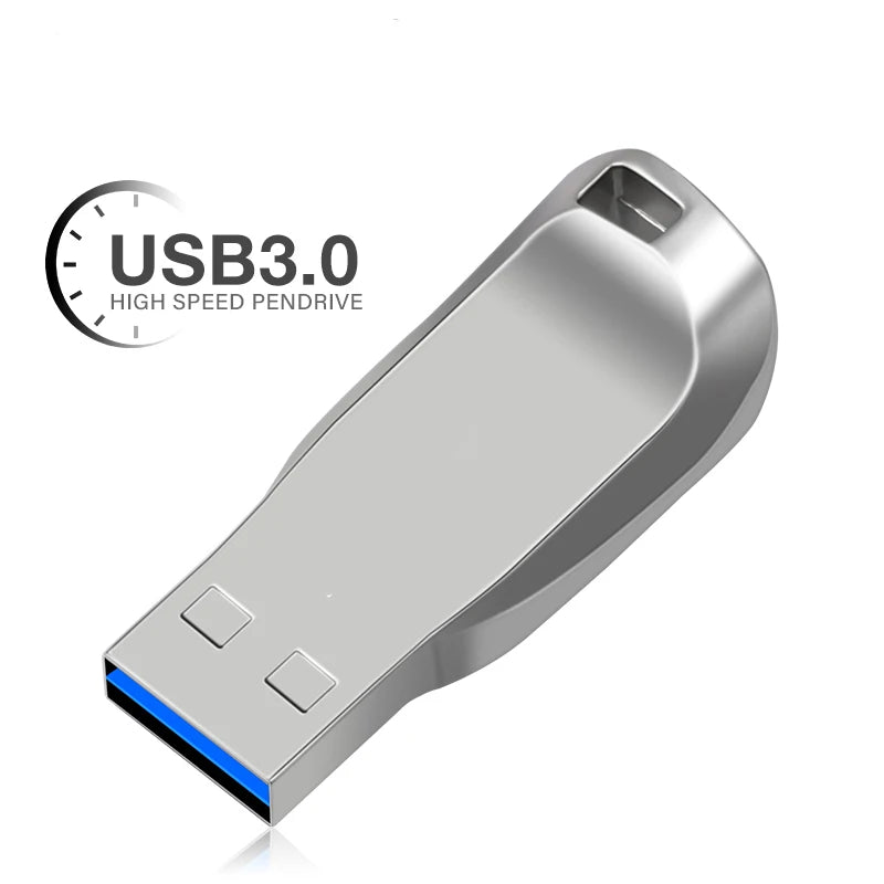 Clé USB 3.0 à tige métallique à grande vitesse, stockage de données Durable, stylo U disque, plusieurs capacités, 128 go, 64 go, 32 go, 16 go, 8 go