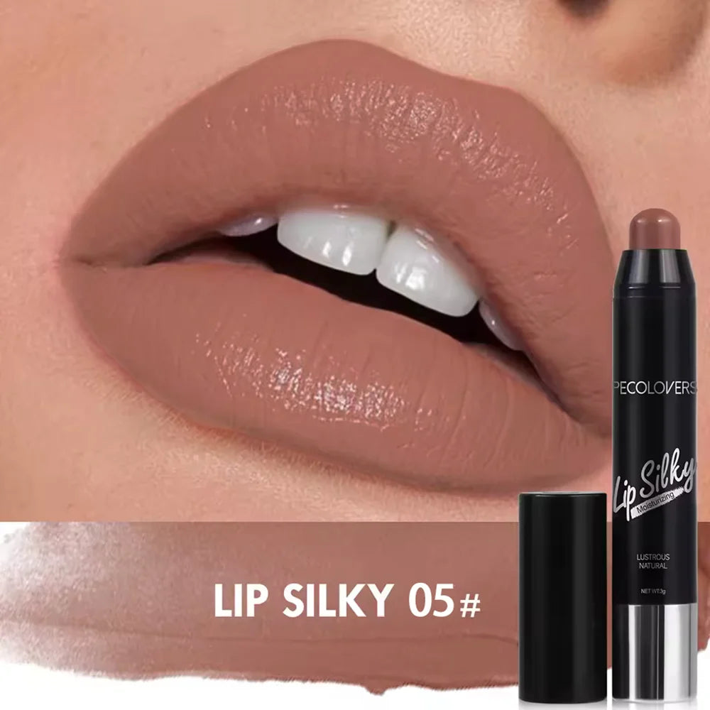 Rouge à lèvres mat en stylo, 4 couleurs, waterproof longue tenue, application facile, ne s'estompe pas, maquillage des lèvres multi-looks, unisexe, sûr et certifié