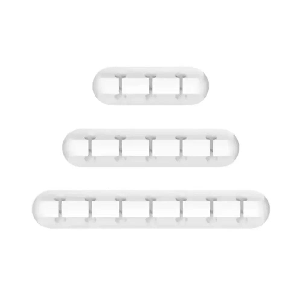 Enrouleur de câble USB en Silicone, organisateur de fil de câble, Clips de gestion auto-adhésifs pour souris, clavier, casque, pour iPhone Huawei