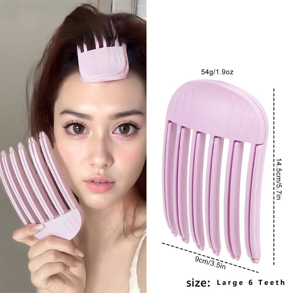 Pinces à cheveux bouclées duveteuses pour frange, racines volumineuses, pinces à cheveux pour femmes, pinces à cheveux à forme fixe, bigoudis volumisants tendance