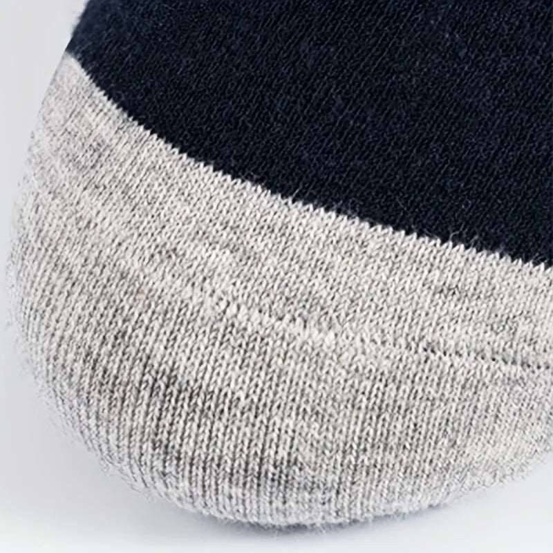 1 paire de chaussettes confortables et respirantes en coton pour hommes, chaussettes d'été pour hommes