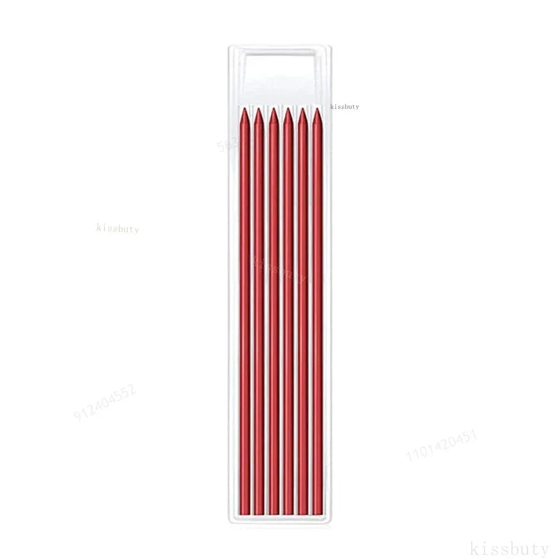 2pcs/set 2.8mm Carpenter Mechanical Pencil with Sharpener for Woodworking Construction Long Head Carpenter Pencil Stationery