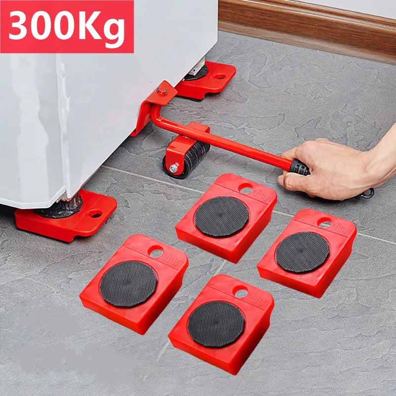 Kit de déménagement de meubles avec roulettes, outils de levage et de transport, barre de déplacement, appareil pour déplacer des objets lourds, outil manuel