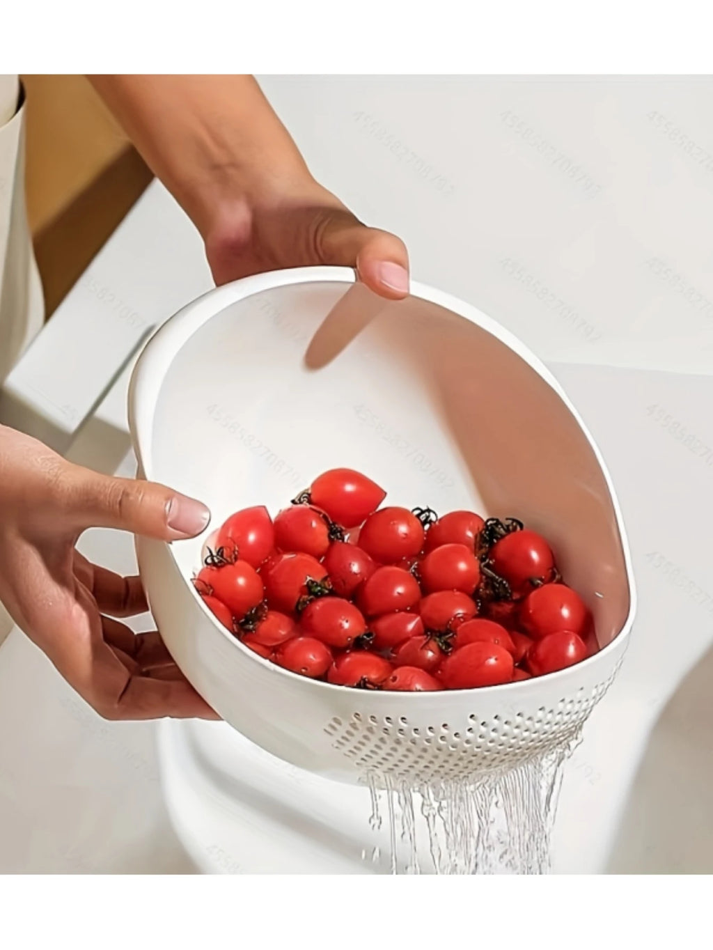 1 panier égouttoir à riz, filtre à riz, passoire pour égouttage de fruits et légumes, ustensiles de cuisine, petit outil multifonction