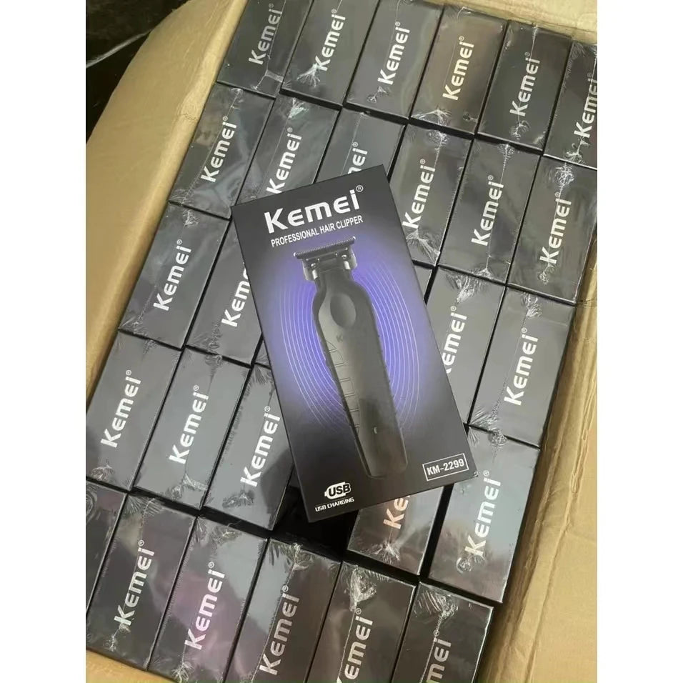 Kemei KM-2299 USB Fast Charging Clippers Barber Machine 1200MA Rechargeable Cordless Hair Trimmer Kemei Electric Hair Clipper