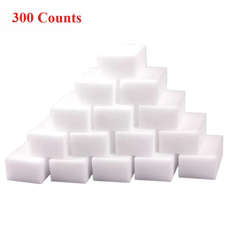 Lot de 10/20/50/100 éponges en mélamine, éponges magiques, gommes nettoyantes pour la cuisine et la salle de bain, outils de nettoyage 10 x 6 x 2 cm
