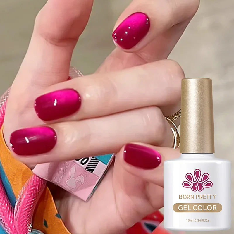 Vernis à ongles magnétique gel BORN PRETTY 10 ml Argent Clair de Couleur Chat - Accessoires pour les ongles - Vernis semi-permanent pour ongles d'automne et d'hiver